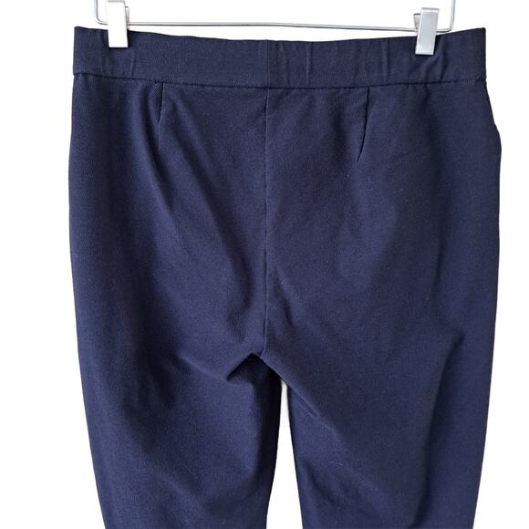 EILEEN FISHER Navy System Washable Stretch Crepe Pocket Ankle Pant Small Petite - Picture 6 of 7